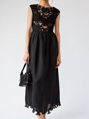 Free People x Tach Chacarita Midi Dress NWOT